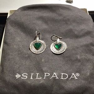 SILPADA - EMERALD DROP EARRINGS